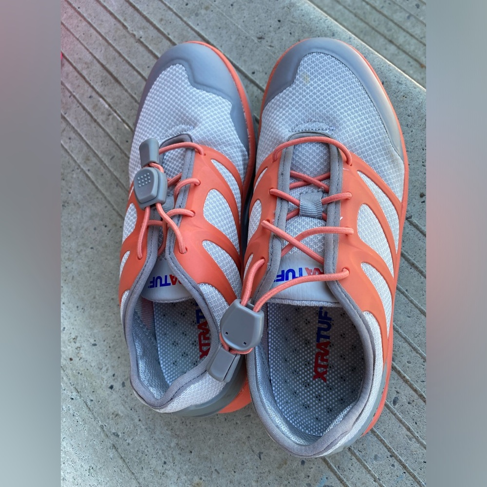 Xtratuf Womens Sneakers Spindrift Drainage Shoe Coral Orange Sz US 6.5